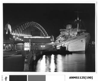 P&O passenger liner ARCADIA alongside the International Terminal at Circular Quay