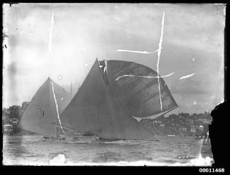 18-footer DESDEMONA chases another unidentified 18