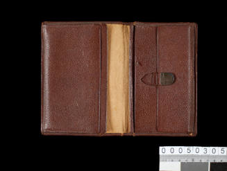 Brown leather wallet
