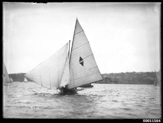 16-foot skiff drifts past Shark Island
