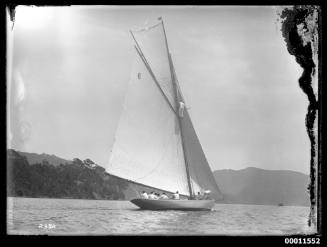 Yacht RAWHITI on Pittwater, New South Wales