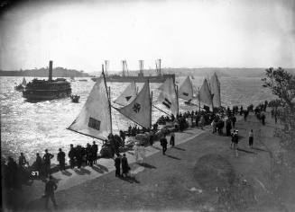 Race start near Clark Island, Sydney Harbour