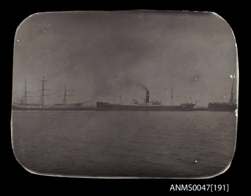 SS SALDANHA docked at a wharf