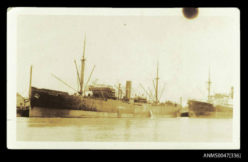 SS WOOLGAR docked at wharf