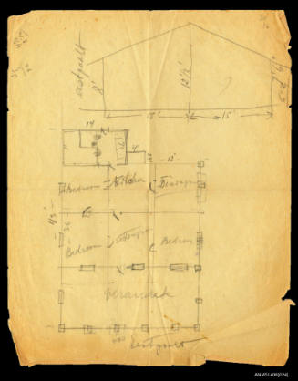 Sketch by Oskar Mihkelson