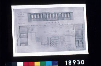 Proposed scheme for the smoke room of Ship No. 1460 MV DUNTROON