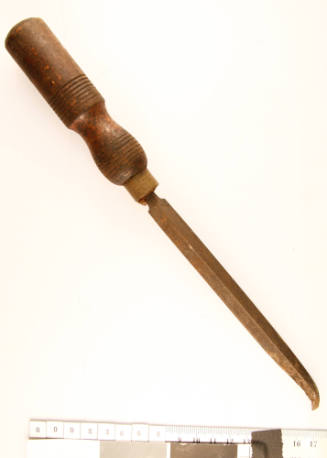 Rasp with a wooden handle
