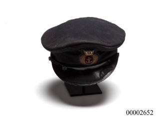 Radio Officer's cap : George Anderson, British Merchant Navy