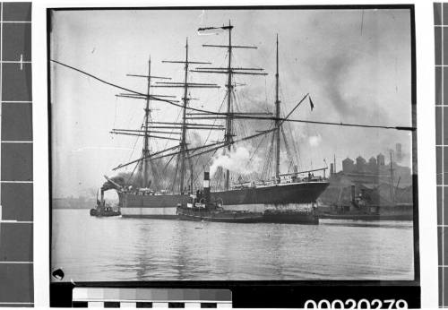 German barque GUSTAV in Sydney