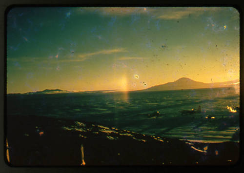 Sun dog near Mount Discovery, Antarctica
