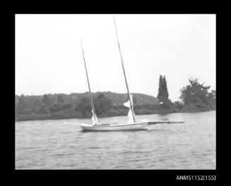 The twin masted sailing canoe