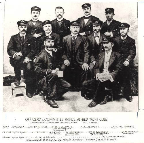 Royal Prince Alfred Yacht Club officers and committee