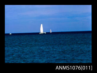 35mm slide featuring an image of MISS NLYEX sailing