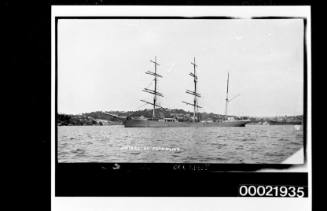 Three-masted French barque AMIRAL - DE - CORNULIER