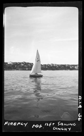 12 foot dinghy FIREFLY on Sydney Harbour