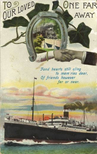 Postcard titled: To Our Loved One Far Away