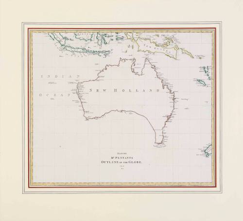 Map for Mr. Pennants Outline of the Globe Vol. IV