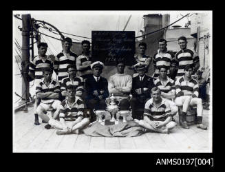 Emden Cup winners from HMAS SYDNEY