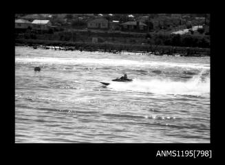 Silverwater Speedboat Club early 1970s, unidentified cabover type inboard hydroplane