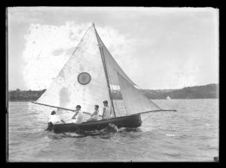 Small skiff on Sydney Harbour