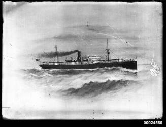 SS PORT AUGUSTA under steam at sea