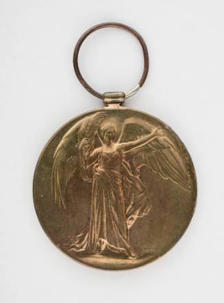 Victory Medal awarded to HMAS AE1 Chief Engine Room Artificer Joseph Wilson