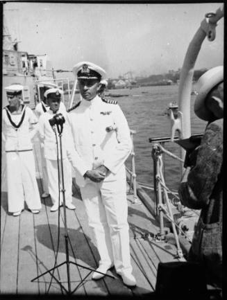 Arrival of HMAS PERTH