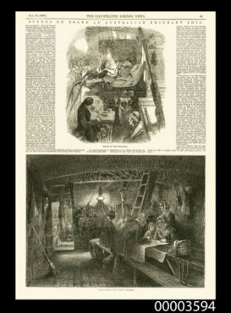 Scenes on Board an Australian Emigrant Ship