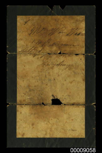 Letter to the Walsh family informing them that their brother William has died