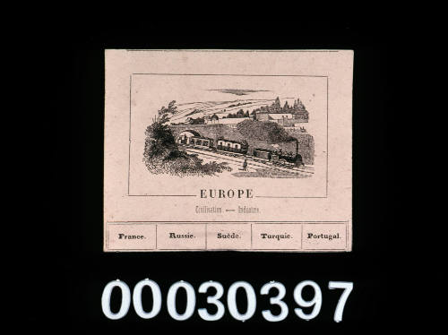 Europe card from the game Le Tour de Monde