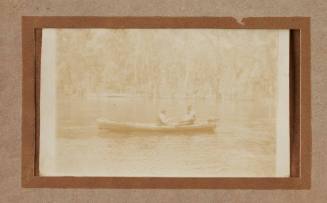 Two men in a dinghy