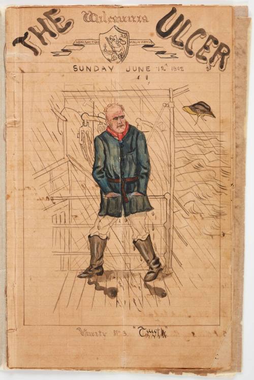 The Ulcer, shipboard newspaper for SS WILCANNIA