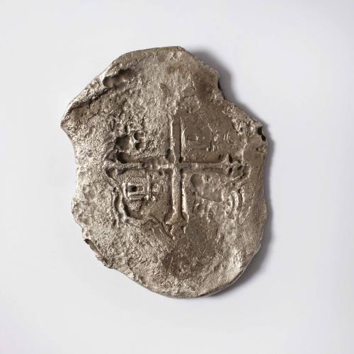 Eight real coin excavated from the wreck site of the VERGULDE DRAECK