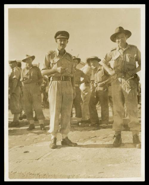 Lt-Col Muir and Australian Army intelligence Officer - evacuation Manado