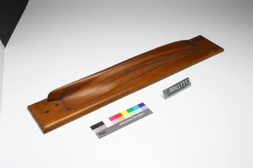 Half block model of the vessel FOAM from Mort's Dock & Engineering Co.