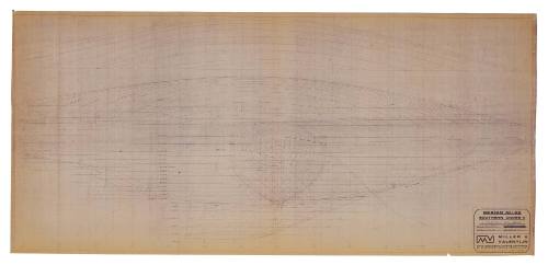 Lines Plan for SOUTHERN CROSS II