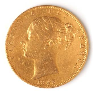 Queen Victoria sovereign, 1843