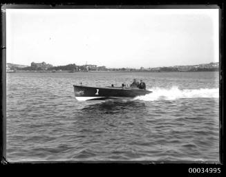 Hydroplane MISS AUSSIE (1) off Rose Bay