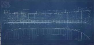 Hull construction plan of the cargo vessel DAVARA