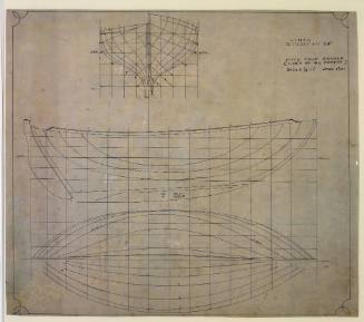 Lines plan of the Colin Archer-style yacht CHRISTINA
