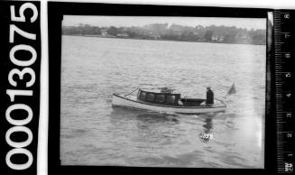 Motor launch on Sydney Harbour