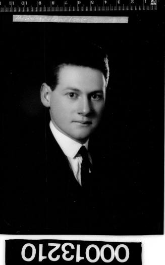 Portrait of an unidentified man
