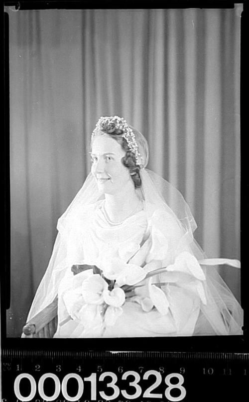 Wedding portrait of a bride