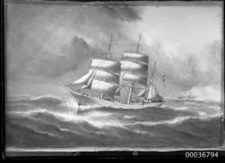 Ship VILLE DE DIJON at sea.