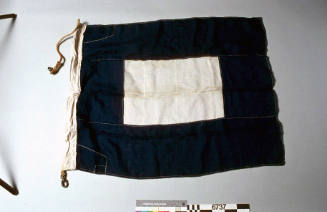 Signal flag from the tug ILUKA, P