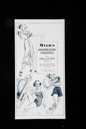Fashion brochures collected by designer Peter O'Sullivan