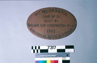 MT MOORABOOL, Ship No. 24, built by Adelaide Ship Construction Pty Ltd, 1965, Birkenhead, South Australia
