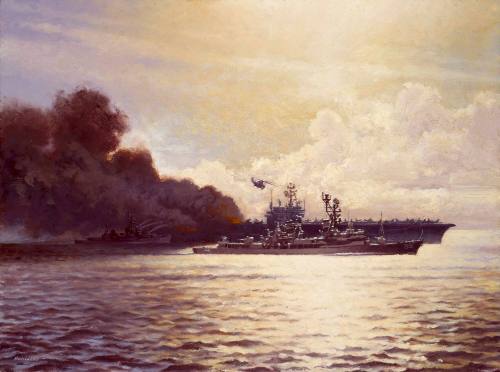 HMAS HOBART and USS FORRESTAL