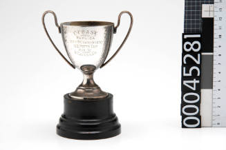 CFBASC. Replica W.E. Potts Cup. 100 Yds Championship. Won by W. Cavanagh