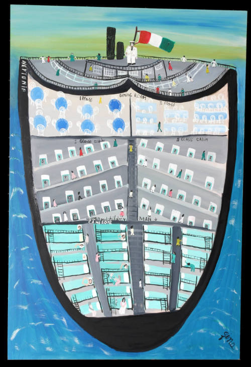 Different Sections of the Vessel NEPTUNIA